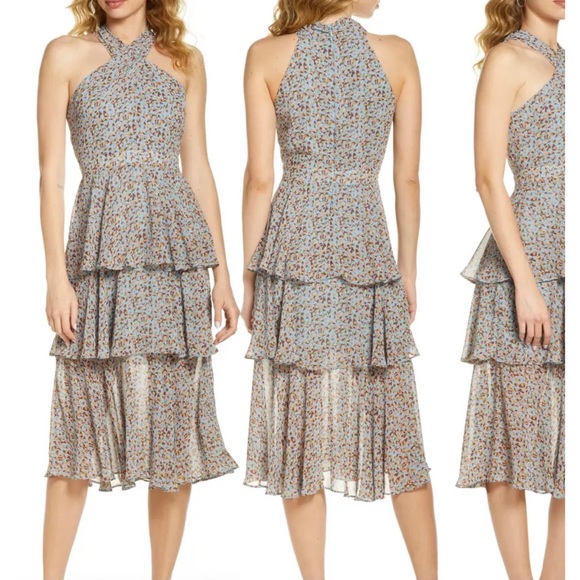 Sam Edelman Dresses & Skirts - Sam Edelman Floral Tiered Midi Dress